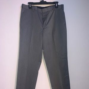 Stripped Gray Dress Pants